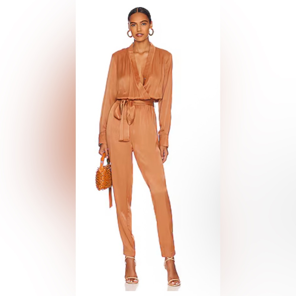 LBLC the Label Dede jumpsuit in rust